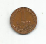 No(2) -moneda-Romania- 1LEU 1992, Cupru (arama)