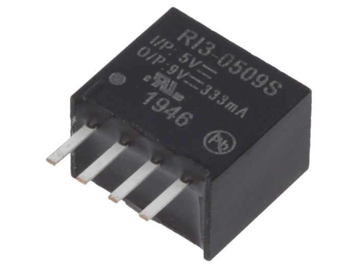 Convertor DC/DC 3W 9V SIP4