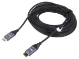 Cablu HDMI optic Goobay 76274, HDMI 2.1, HDCP 2.2, mufă PVC dublă