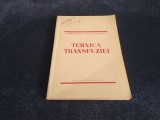 M MIHAILESCU - TEHNICA TRANSFUZIEI