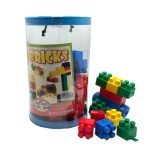 Set Cuburi pentru Construit, 32 piese colorate, pentru baieti