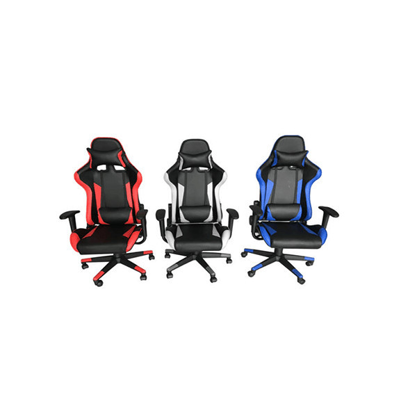 Scaun Gamer PRO - 3 Culori - Negru-Gri