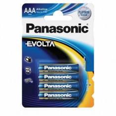 Baterie Panasonic Evolta AAA R3 1,5V alcalina LR03EGE/4BP set 4 buc.