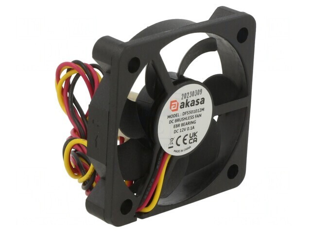 Ventilator DC Axial 12V 50x50x10mm