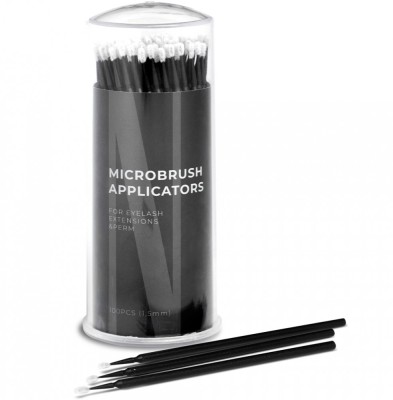Microaplicatoare de a genelor 1.5 mm Nanolash 100 buc - fără scame foto