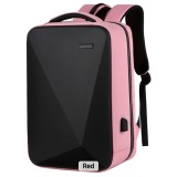 Rucsac TAIKESEN TK-L1, smart casual, rezistent la apa, buzunar anti furt, cu port USB, roz