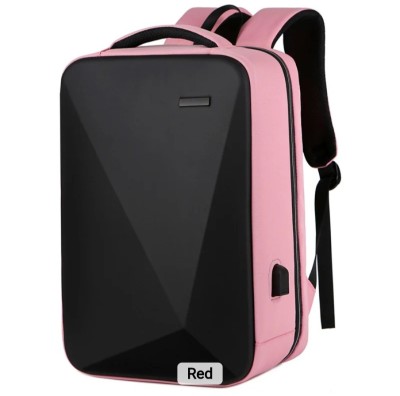 Rucsac TAIKESEN TK-L1, smart casual, rezistent la apa, buzunar anti furt, cu port USB, roz foto