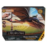 CUM SA ITI DRESEZI DRAGONUL FIGURINA DRAGON TOOTHLESS ZBURATOR CU TELECOMANDA SuperHeroes ToysZone