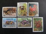 Tanzania 1994 - Fauna / CRABI, set complet 6 timbre obliterate -A583