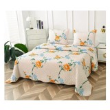 Cumpara ieftin Set Cuvertura de Pat din Bumbac, 3 Piese cu Model - PIT220