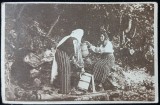 Carte Postala, Romania, doua femei in port national, la izvor, 1931