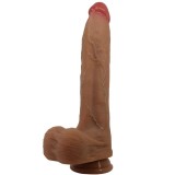 Dildos-Adley Dildo Ultra Realist 28 cm-Silicon, Waterproof