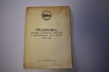 Programul sesiunii jubiliare Universitatea Al. I. Cuza Iasi 1960