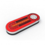 Lampa LED Auto 6 Functii, Stop Frana Pozitie Semnalizare Dinamica Ceata Mers Inapoi, 12/24V, 275x95mm, Omologare ECE R6 R7 R10 R23