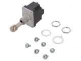 Comutator basculant DPDT ON-ON-ON 6A/230VAC 20A/28VDC