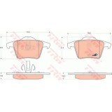 Set placute frana Trw GDB1566, parte montare : Punte spate, Volvo Xc90 I, 06.2002-01.2015