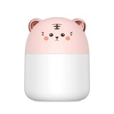 Mini umidificator de aer de 250 ml cu led Xentech Light tip ursulet - Roz