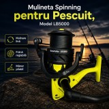 Mulineta Spinning pentru Pescuit, Model LB5000