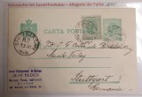 Romania 1904 - C.P. circulata BUCURESTI-STUTTGART