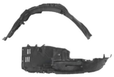 Carenaj roata Mitsubishi Lancer Evo VIII, 09.2003-/Evo Ix, 09.2005-, partea Dreapta, Fata, MR954176, 5237FP1T foto