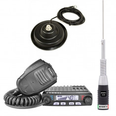 Promotie statie radio CB Avanti Supremo + antena CB Avanti Cento + baza magnetica 145PL foto