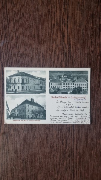 Carte Postala - Simleul Silvaniei. Internatul de Fete