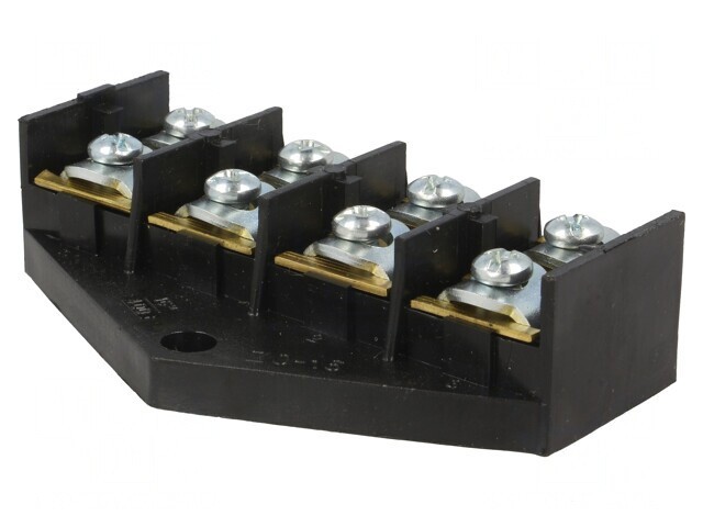 Regletă de conexiuni terminal 16mm2 400V 4 piste
