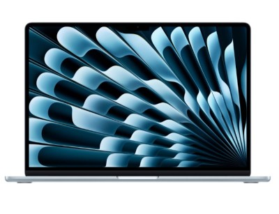 Macbook air 15.3 retina/apple m4 (cpu 10-core gpu 10-coreneuralengine 16-core)/16gb/512gb - sky blue - us foto