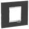 Rama Ornament 2M sticla Schneider Eazy Styl negru crom LMR7932038
