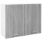 vidaXL Dulap suspendat &ldquo;Lyon&rdquo;, gri sonoma, 80x31x60 cm, lemn prelucrat 815589