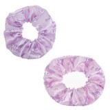Elastice de păr din satin pentru copii, set 2 buc, roz și lila, model Kuromi, CMCLASS