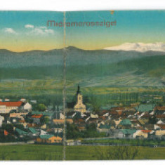 5178 - MARAMURES-SIGHET, Panorama, Romania - old 4 postcards - unused