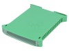 Carcasă pentru șină DIN, verde, 101x17.5x120mm