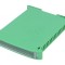 Carcasă pentru șină DIN, verde, 101x17.5x120mm