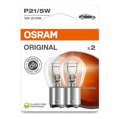 Bec auto pentru stop Osram P21/5W Standard, 5 W, 12 V foto