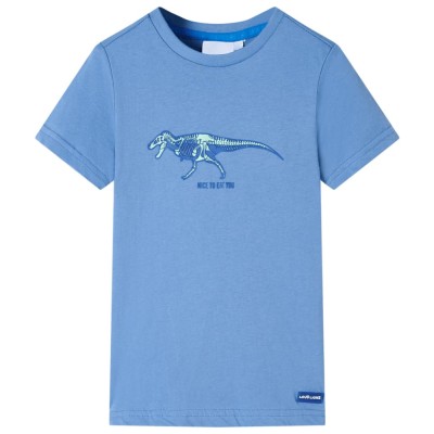 Tricou pentru copii, albastru mediu, 92 foto