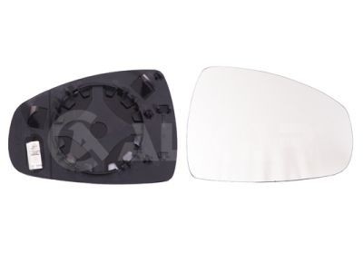 Geam oglinda exterioara cu suport fixare Audi A1 (8x), 04.2010-12.2018, partea Dreapta, incalzit; sticla convexa, Aftermarket foto