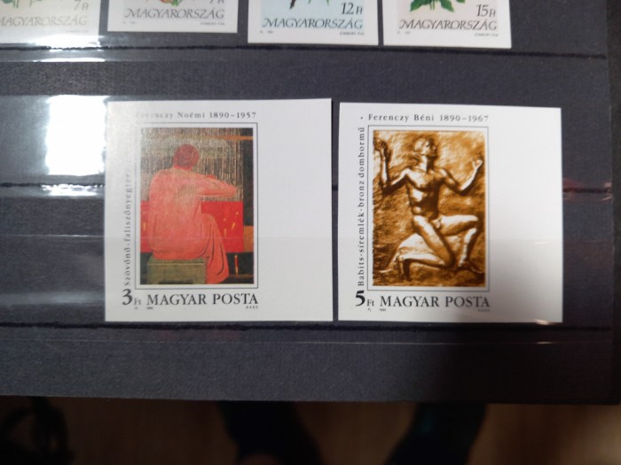 Ungaria.1990 - Noemi și Beni Ferenczy , MNH Nedantelat - Mi 4095 B - 4096 B
