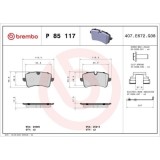 Placute frana Audi A4 B9 (8w2 8wc) 05.15-, A4 B9 Avant (8w5 8wd) 08.15-, A7 Sportback (4ga 4gf) 07.10-05.18, A8 D4 (4h2 4h8 4hc 4hl) 11.09-01.18, Spa