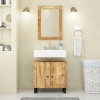 VidaXL Set mobilier de baie, 2 piese, lemn masiv de mango 3200633