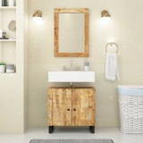VidaXL Set mobilier de baie, 2 piese, lemn masiv de mango 3200633