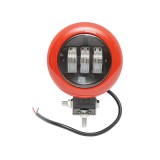 Lampa proiector LED rotunda rosie 30W 12/24V Breckner Germany
