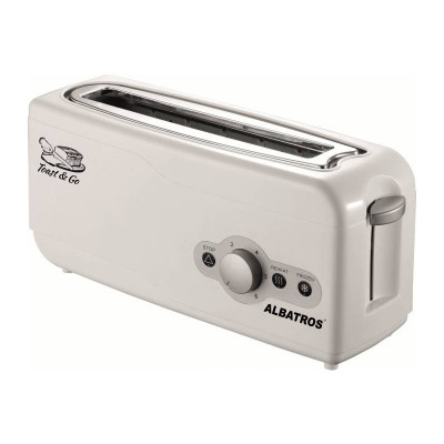 Prajitor de paine Express Albatros, 2 felii, 750 W, Inox foto