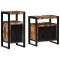 vidaXL Set de mobilier pentru baie 2 pcs Maro Lemn masiv reciclat 3305603