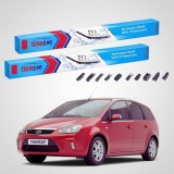 Cumpara ieftin Ștergătoare Ford C-Max MPV Facelift 2007-2010 | Set Față Flat Premium &ndash; TeamCar&reg;