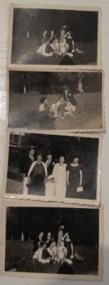 1936 Lot 3 (+1) foto Vața de Jos băi, Hunedoara, interbelic / adnotate verso foto