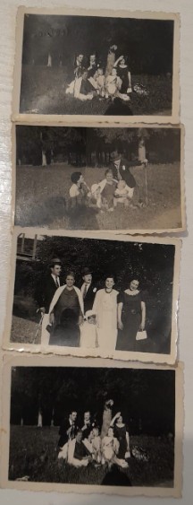 1936 Lot 3 (+1) foto Vața de Jos băi, Hunedoara, interbelic / adnotate verso