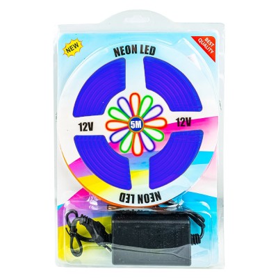 Banda led cu transformator, 5m, 12V foto