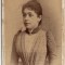 FOTOGRAFIE VECHE PORTRET FEMEIE BRAILA CDV FOTO ATELIER AURELIA