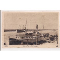 Carte postala necirculata din perioada interbelica Sulina